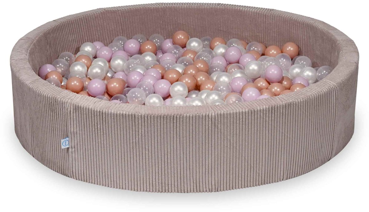 Ballenbak 130x30 Corduroy Licht Roze