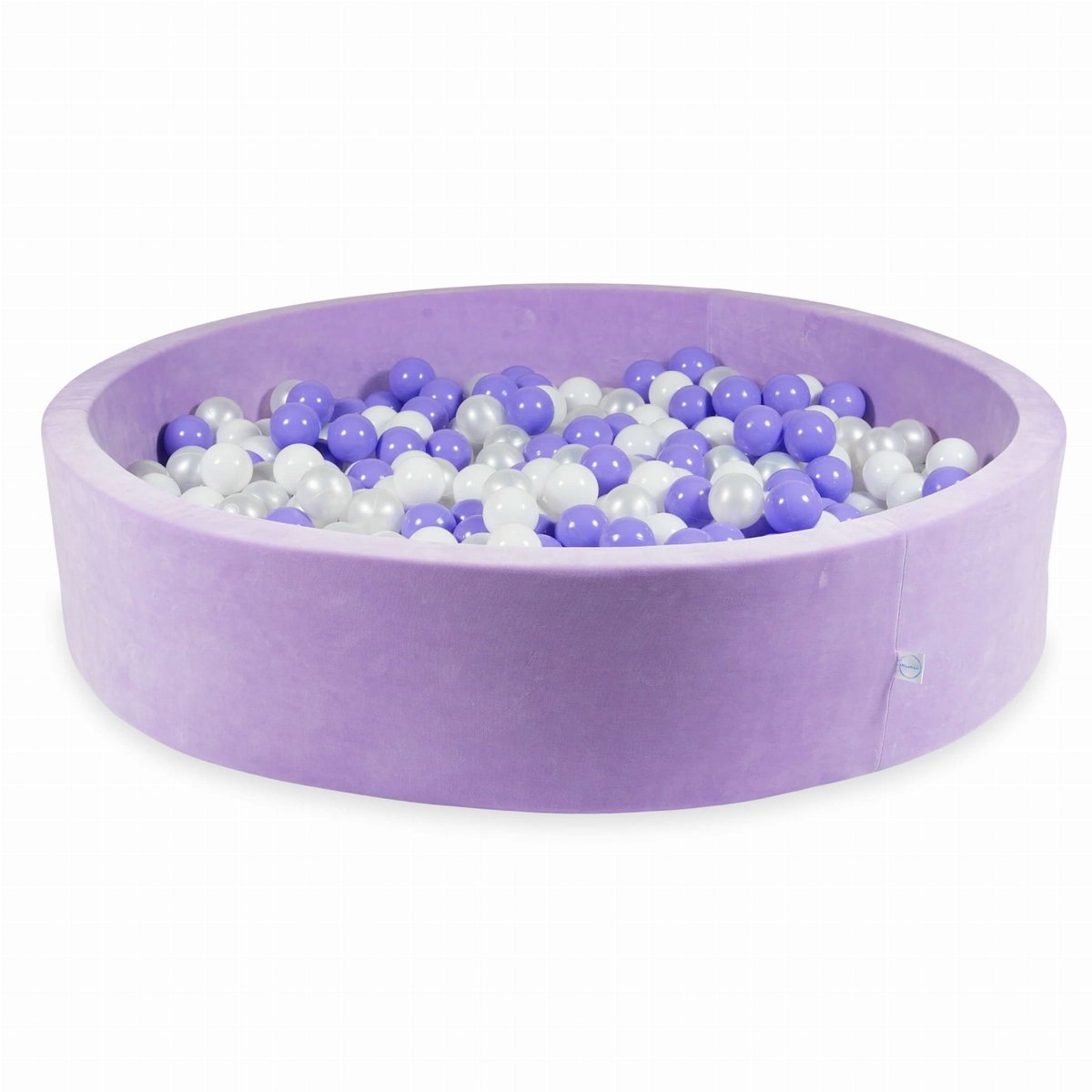 Ballenbak 130x30 fluweel zacht paars