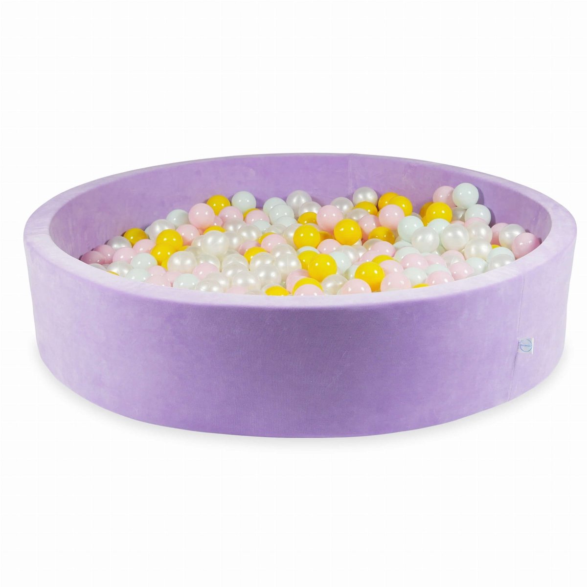 Ballenbak 130x30 fluweel zacht paars