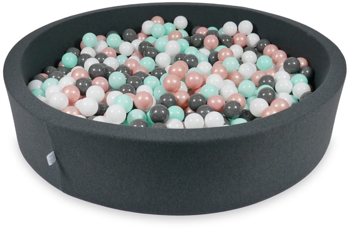 Ballenbak 130x30cm grafiet