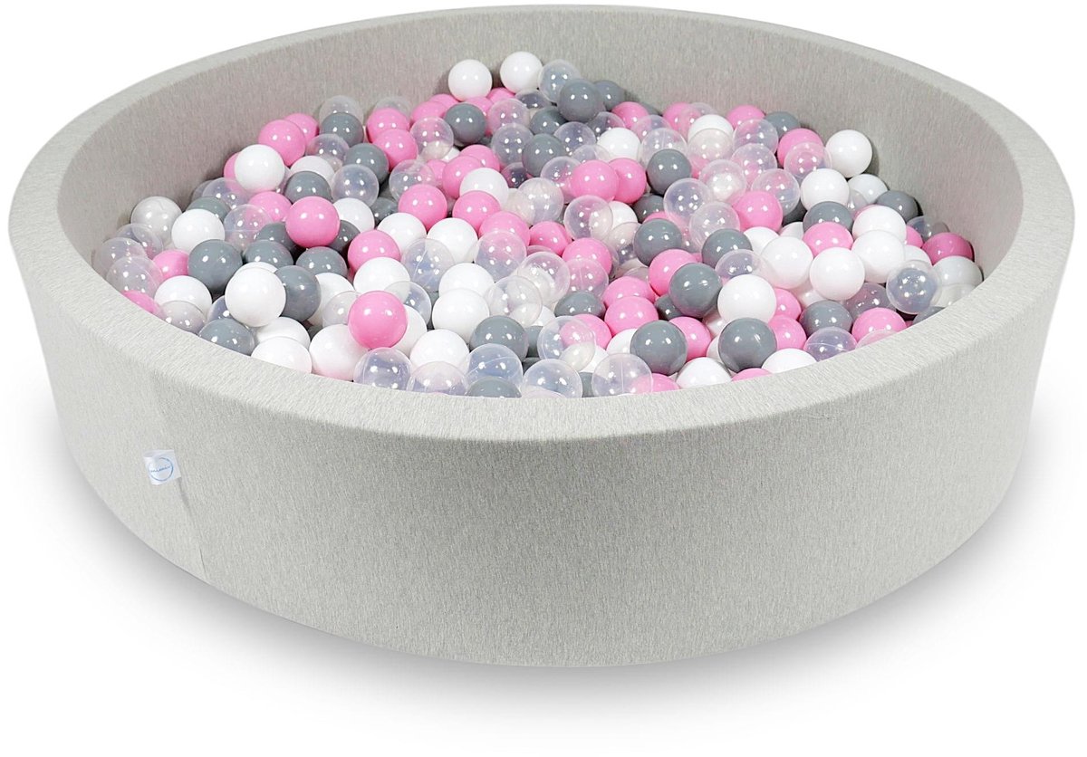 Ballenbak 130x30cm lichtgrijs