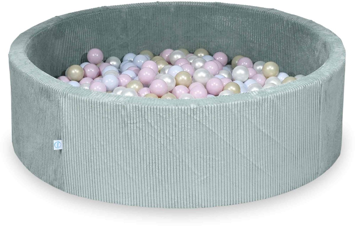 Ballenbak 130x40 Corduroy Licht Mint