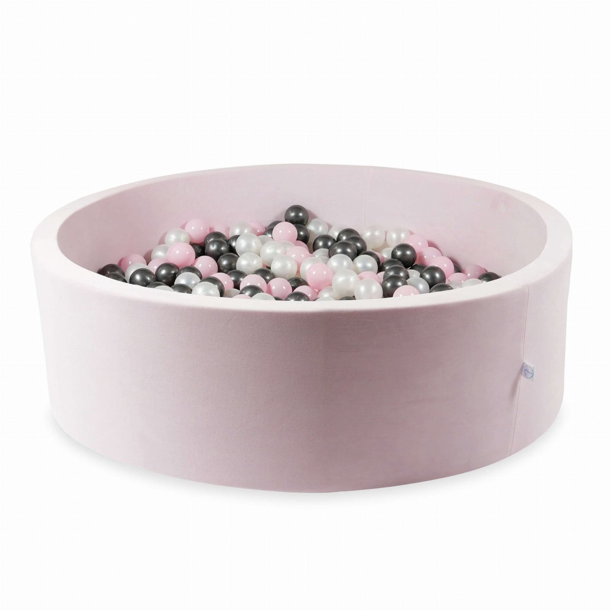 Ballenbak 130x40 fluweel zacht lichtroze