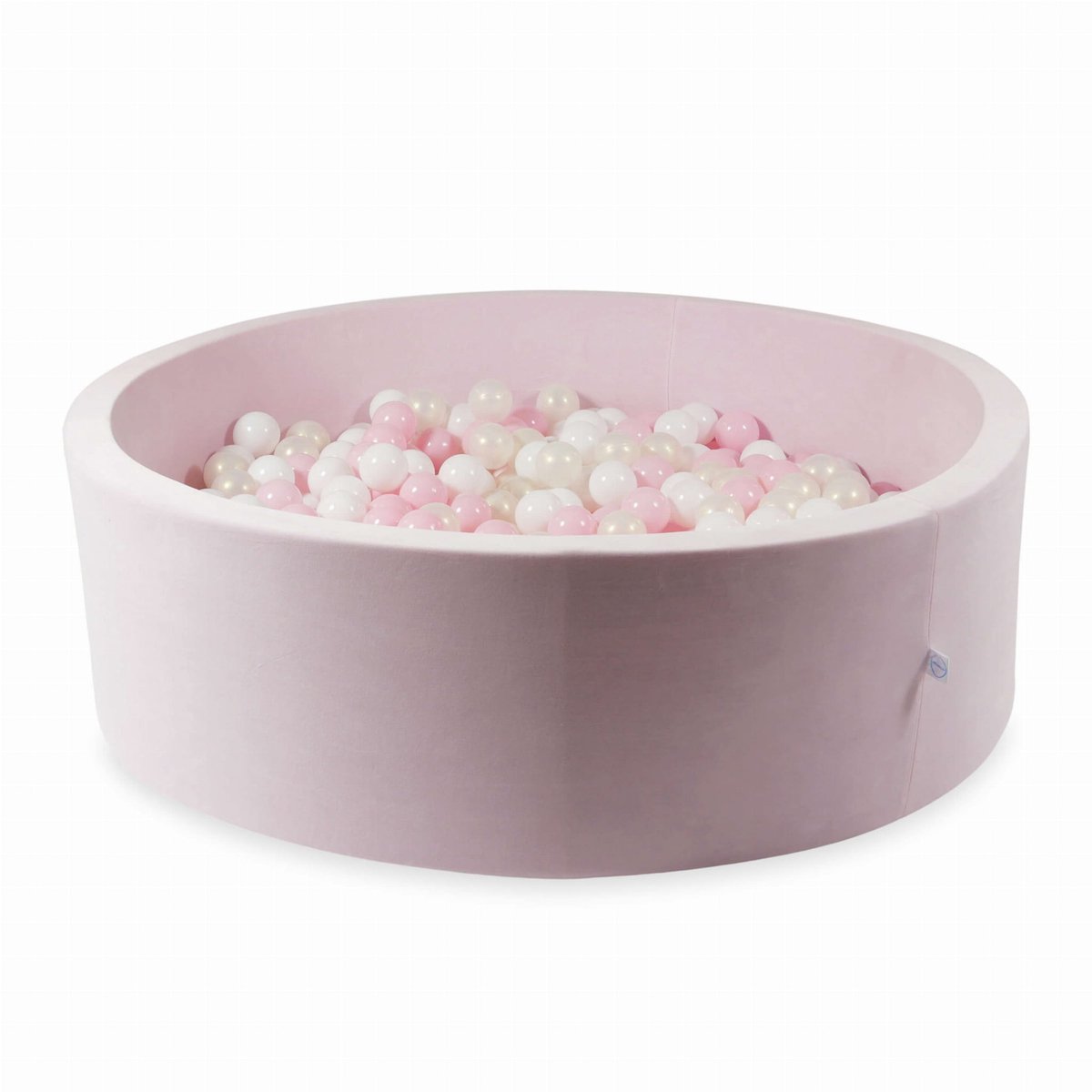 Ballenbak 130x40 fluweel zacht lichtroze