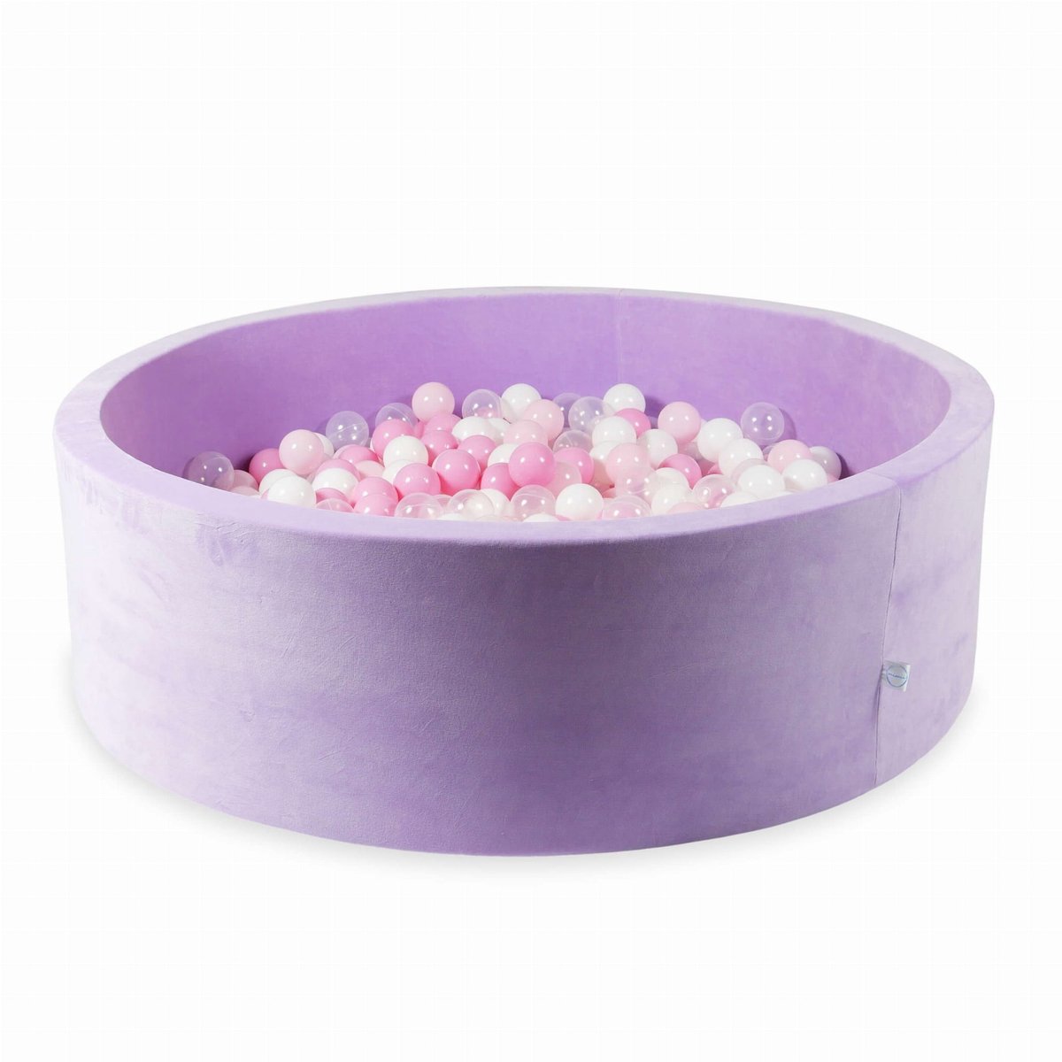 Ballenbak 130x40 fluweel zacht paars