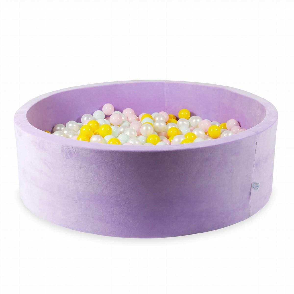 Ballenbak 130x40 fluweel zacht paars