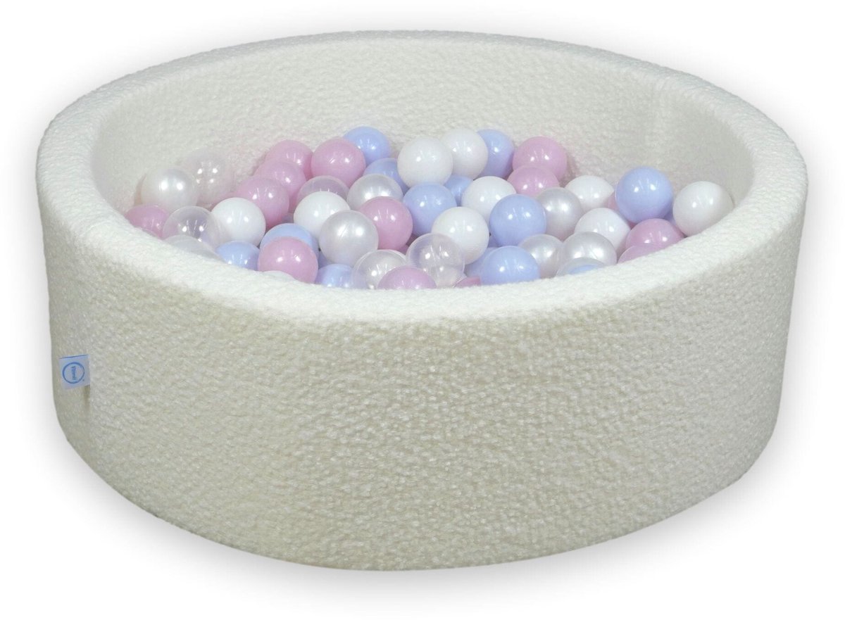 Ballenbak 90x30 Boucle Wit