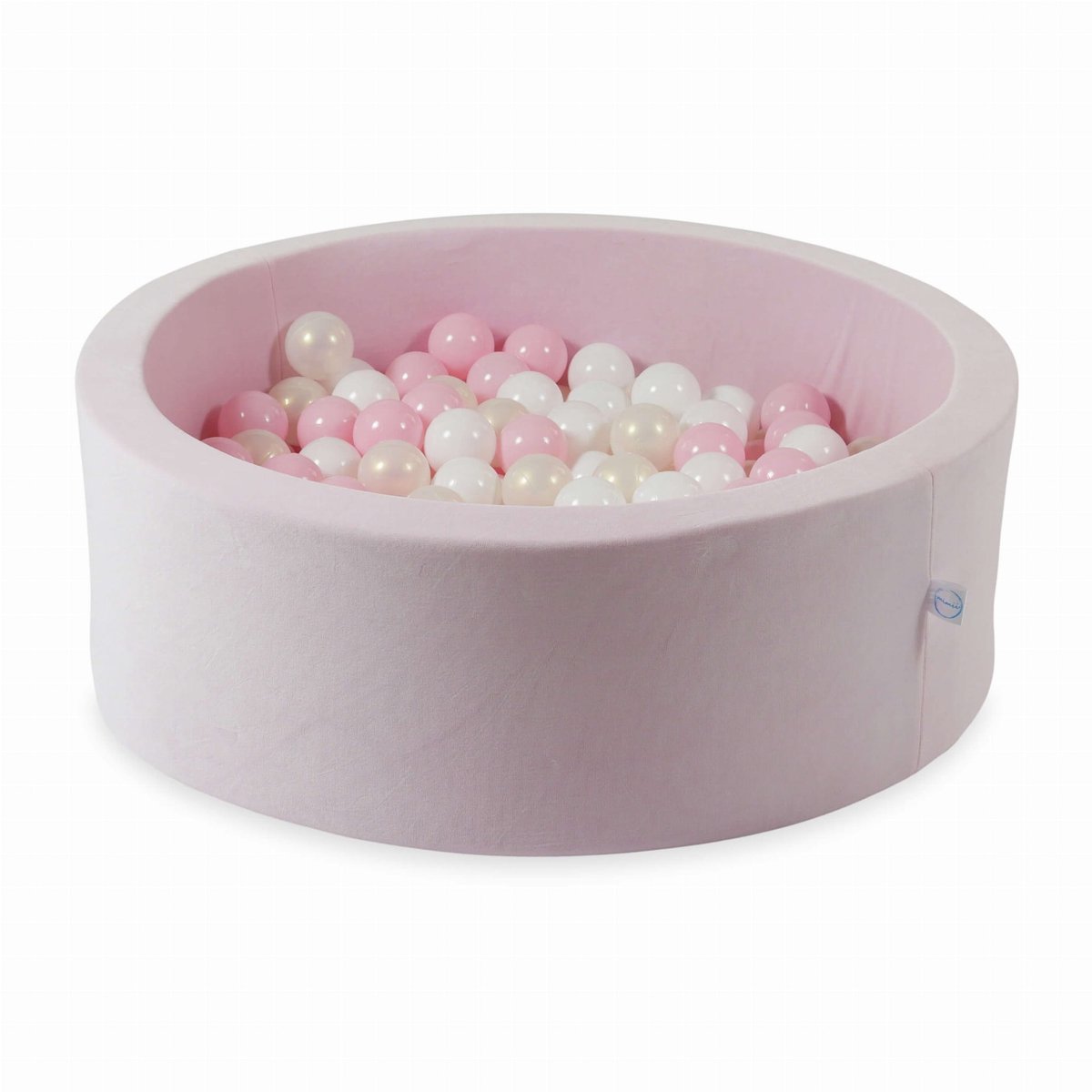 Ballenbak 90x30 Fluweel Zacht Lichtroze