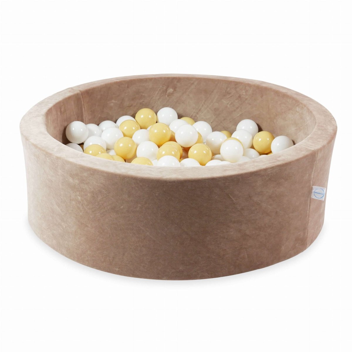 Ballenbak 90x30 Fluweelzacht Donkerbeige