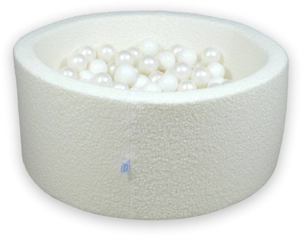 Ballenbak 90x40 Boucle Wit