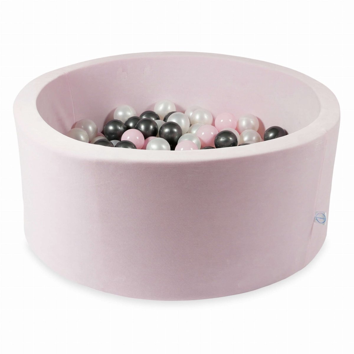 Ballenbak 90x40 Fluweel Zacht Lichtroze