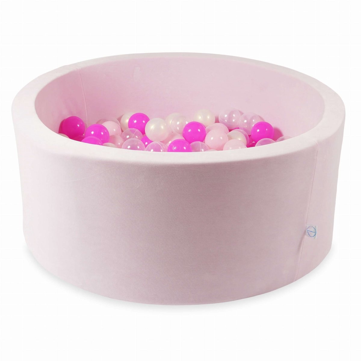 Ballenbak 90x40 Fluweel Zacht Lichtroze