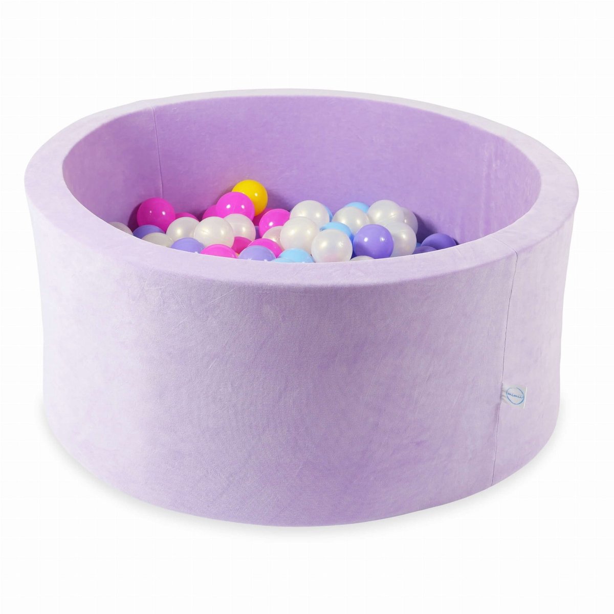 Ballenbak 90x40 Fluweel Zacht Paars