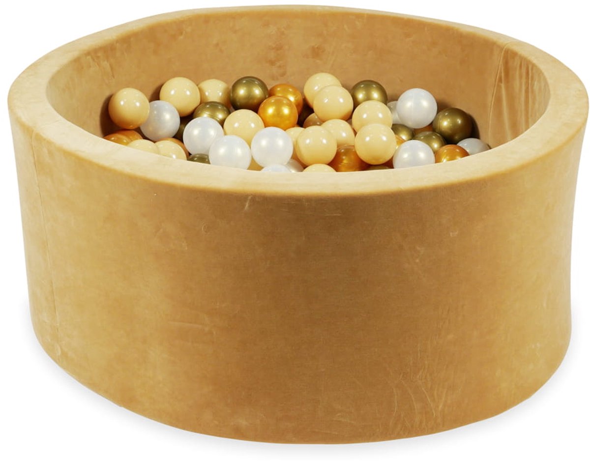 Ballenbak 90x40 Fluweelzacht Karmel