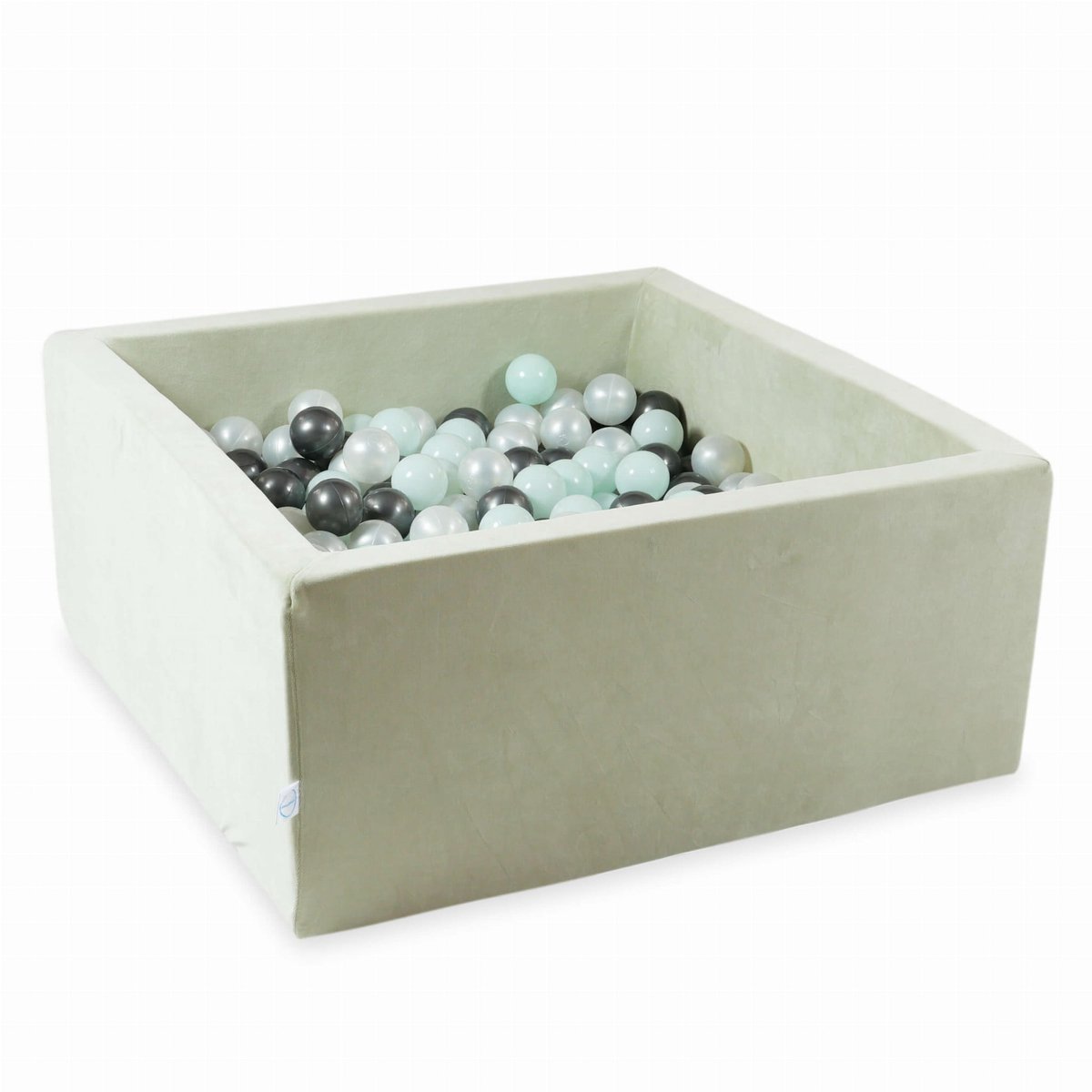   90x90x40 Fluweelzacht Lichtmint