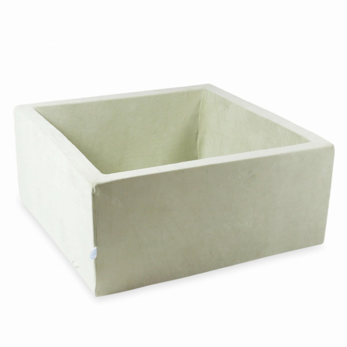 Ballenbak 90x90x40 Fluweelzacht Lichtmint