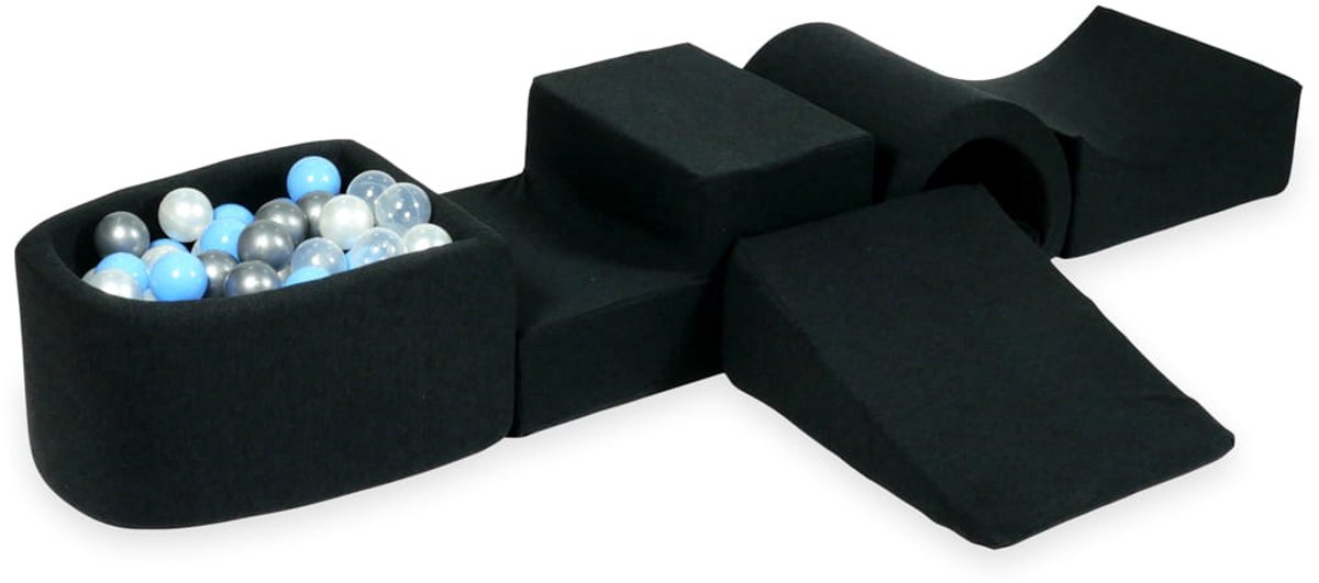 Foam speelset met brug en met microballenbad