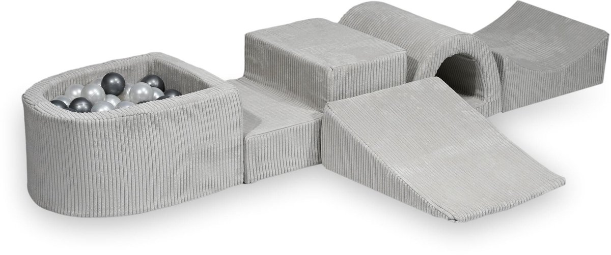 Foam speelset met brug en met microballenbad Corduroy