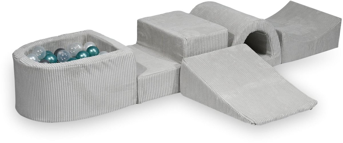 Foam speelset met brug en met microballenbad Corduroy