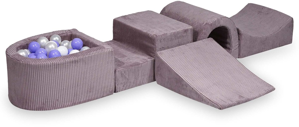 Foam speelset met brug en met microballenbad Corduroy