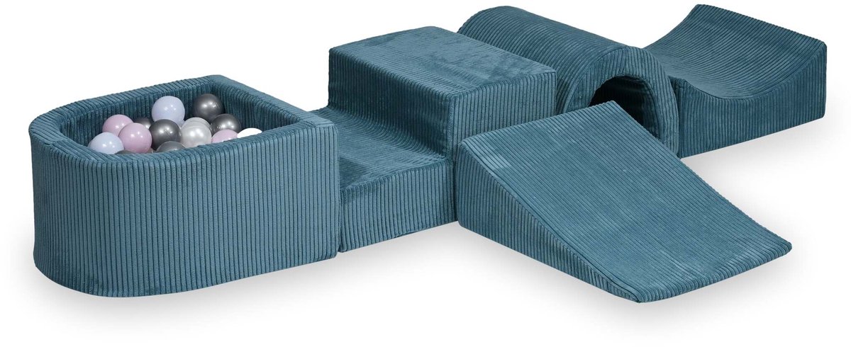 Foam speelset met brug en met microballenbad Corduroy