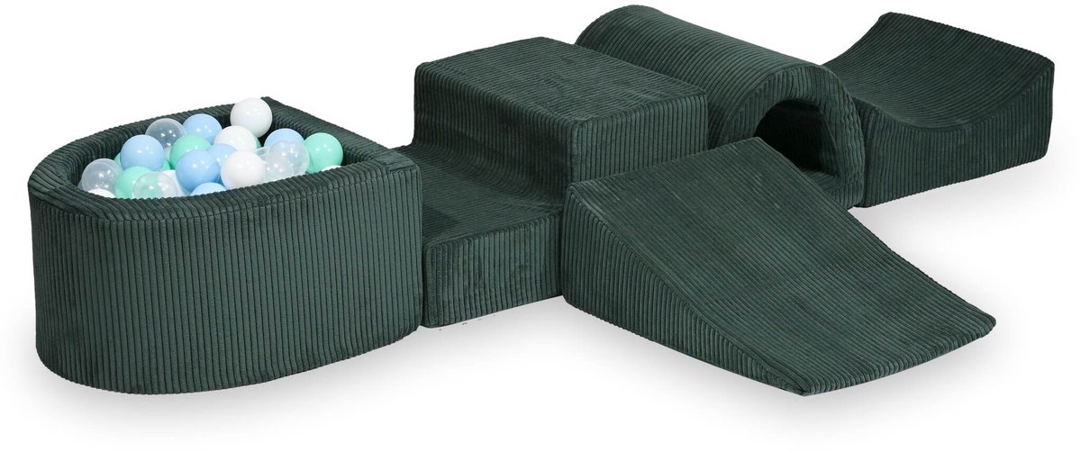 Foam speelset met brug en met microballenbad Corduroy