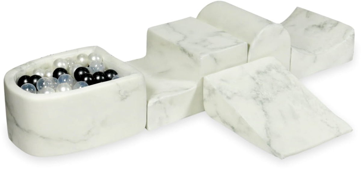 Foam speelset met heuvel en met microballenbad