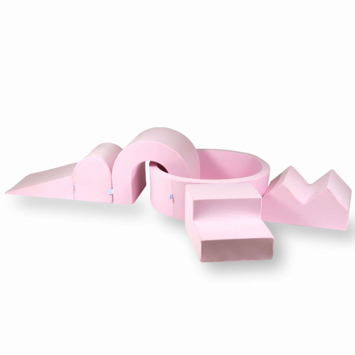 Foam speelset met rond ballenbad + 5 elementen