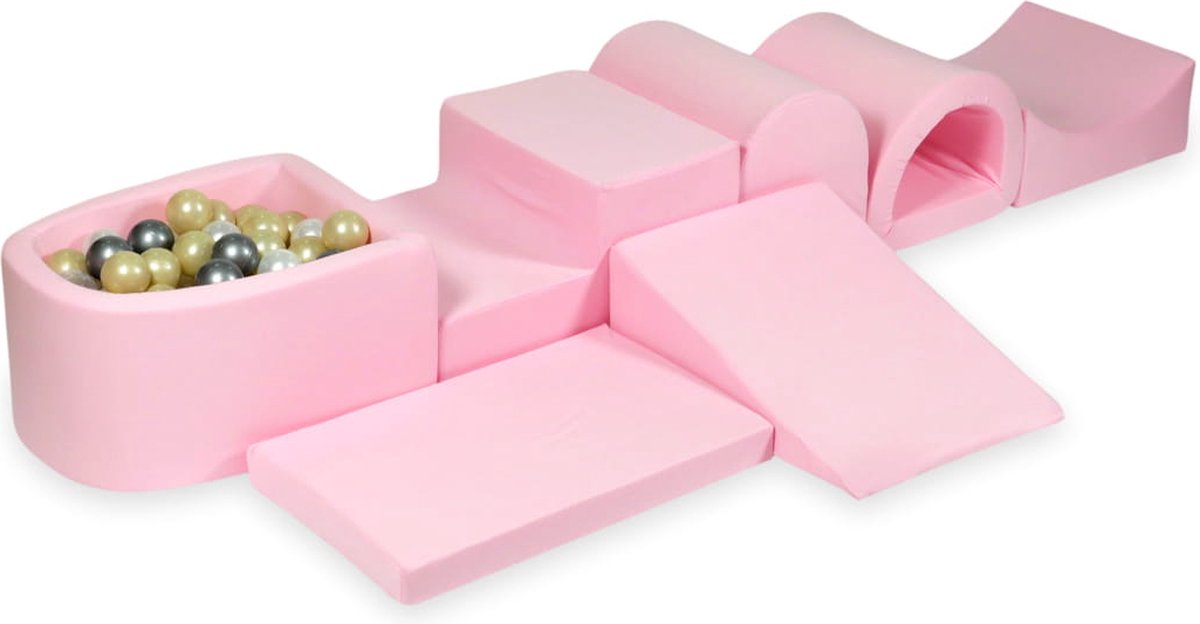 Grootste schuimspeelset met microballenbad