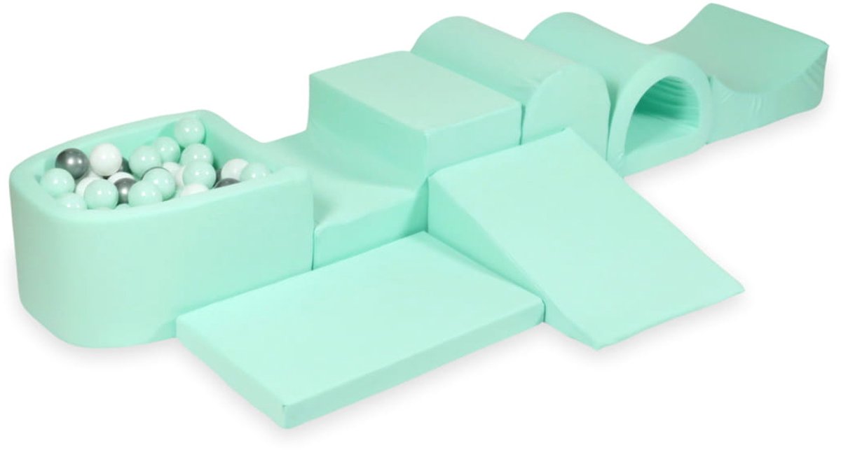 Grootste schuimspeelset met microballenbad