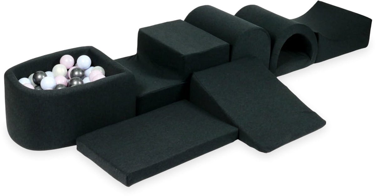 Grootste schuimspeelset met microballenbad