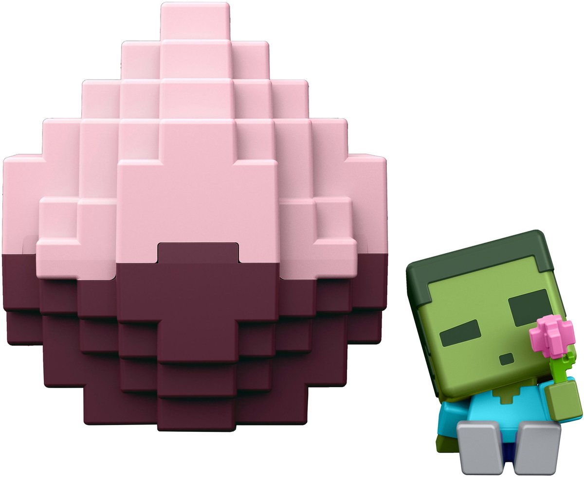 Minecraft MINI MODE SPAWN EGG Figure, 6 jaar, Meerkleurig, Kunststof