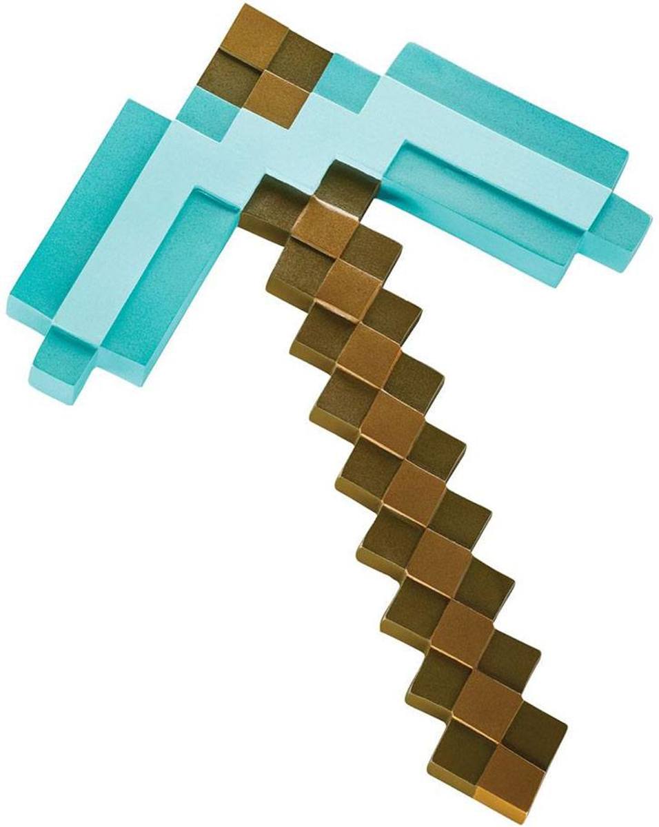Minecraft Replica Diamond Pickaxe 40 cm