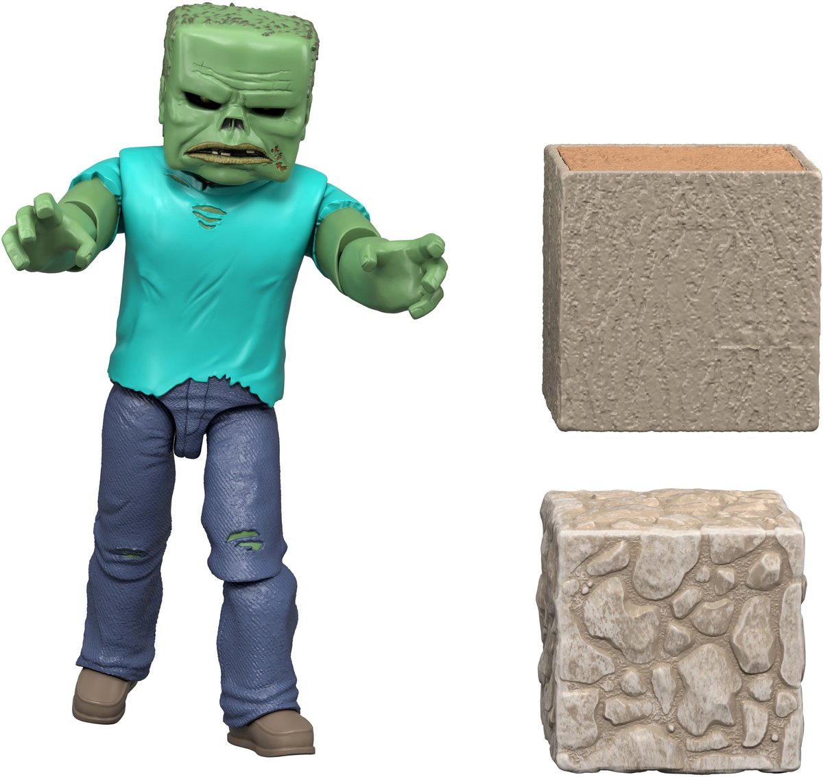 Minecraft Zombie Figure, 6 jaar, Minecraft, Meerkleurig, Kunststof