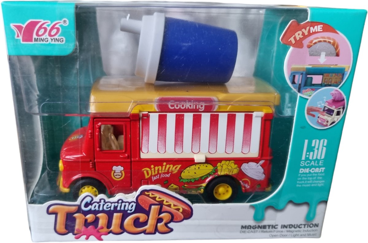 foodtruck beker - maakt geluid - inclusief batterijen