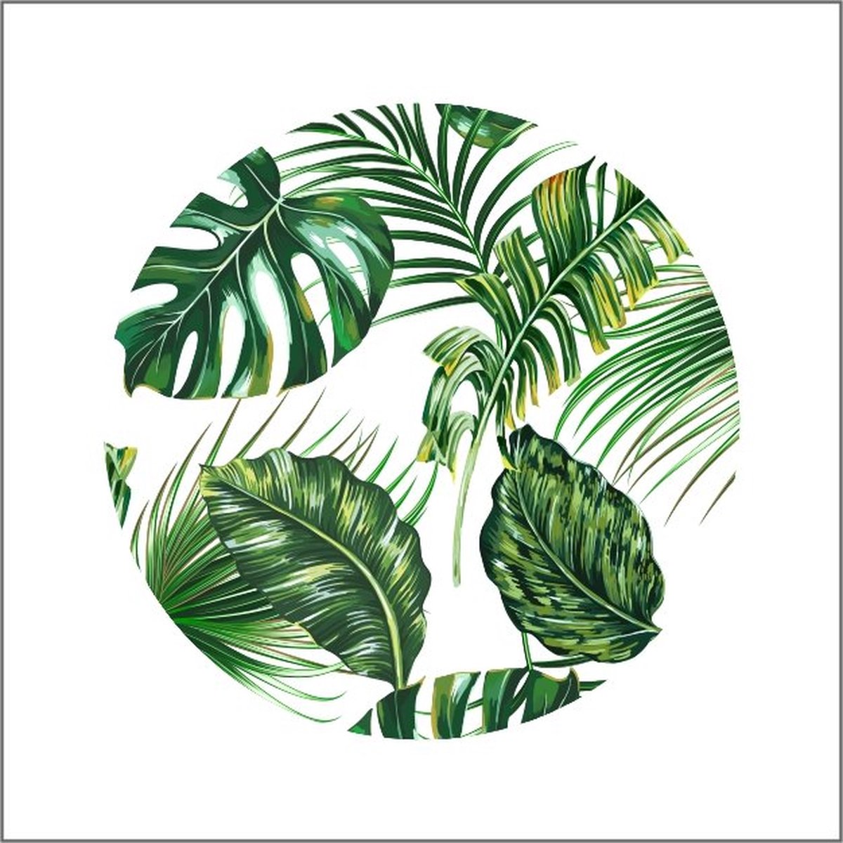 Etiket - Sticker - Botanica - Full color - 20 stickers