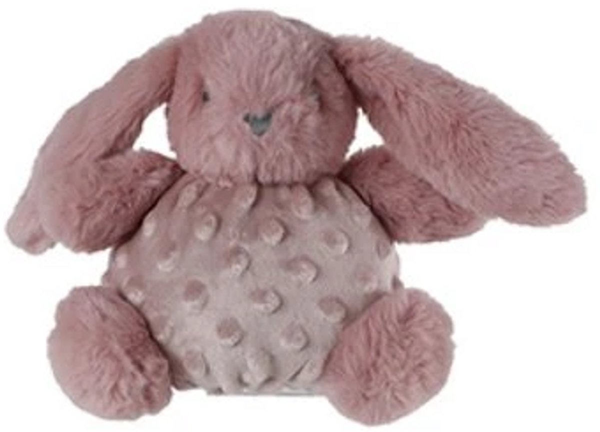 Knuffel konijn roze, Rammelaar konijn, Mini club konijn