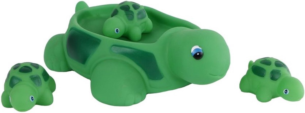 Mini Club Badfiguren Schildpad Junior 21 Cm Groen 4-delig