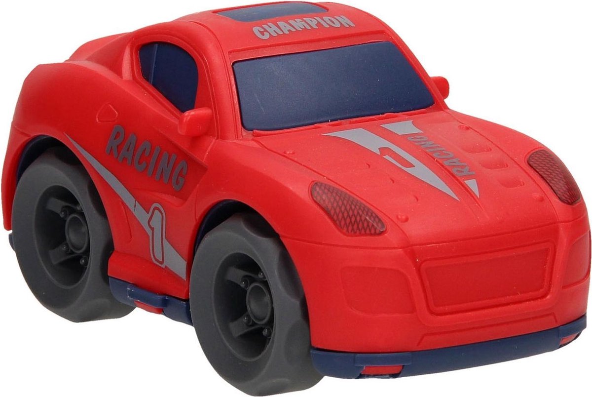 Mini Club Raceauto Pull-back Junior 14,5 Cm Rood