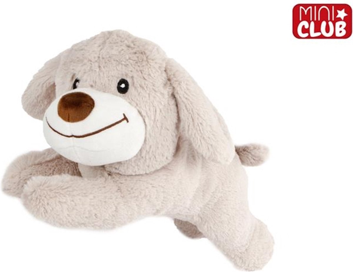 Mini Club hond liggend pluche 30x16x14cm