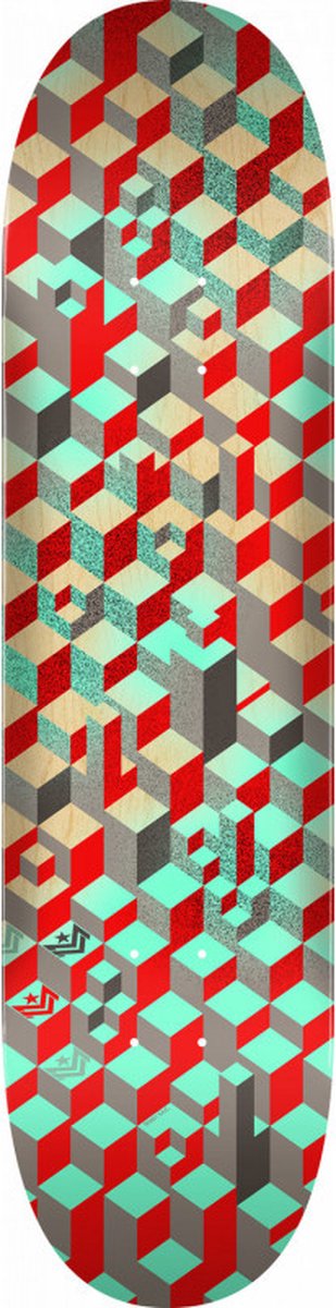 Mini-Logo Patterns Blocks - Skateboard Deck