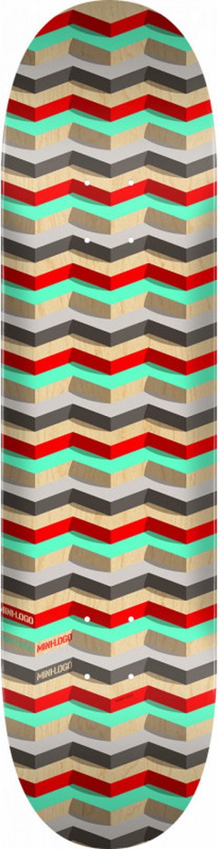 Mini-Logo Patterns Steps - Skateboard Deck