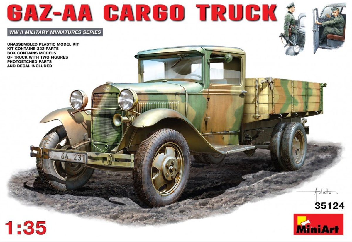 MiniArt GAZ-AA Cargo Truck 1.5t Truck