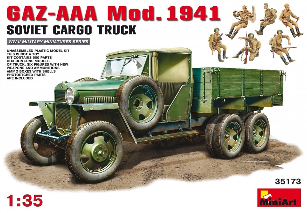 MiniArt GAZ-AAA Mod. 1941 Soviet Cargo Truck