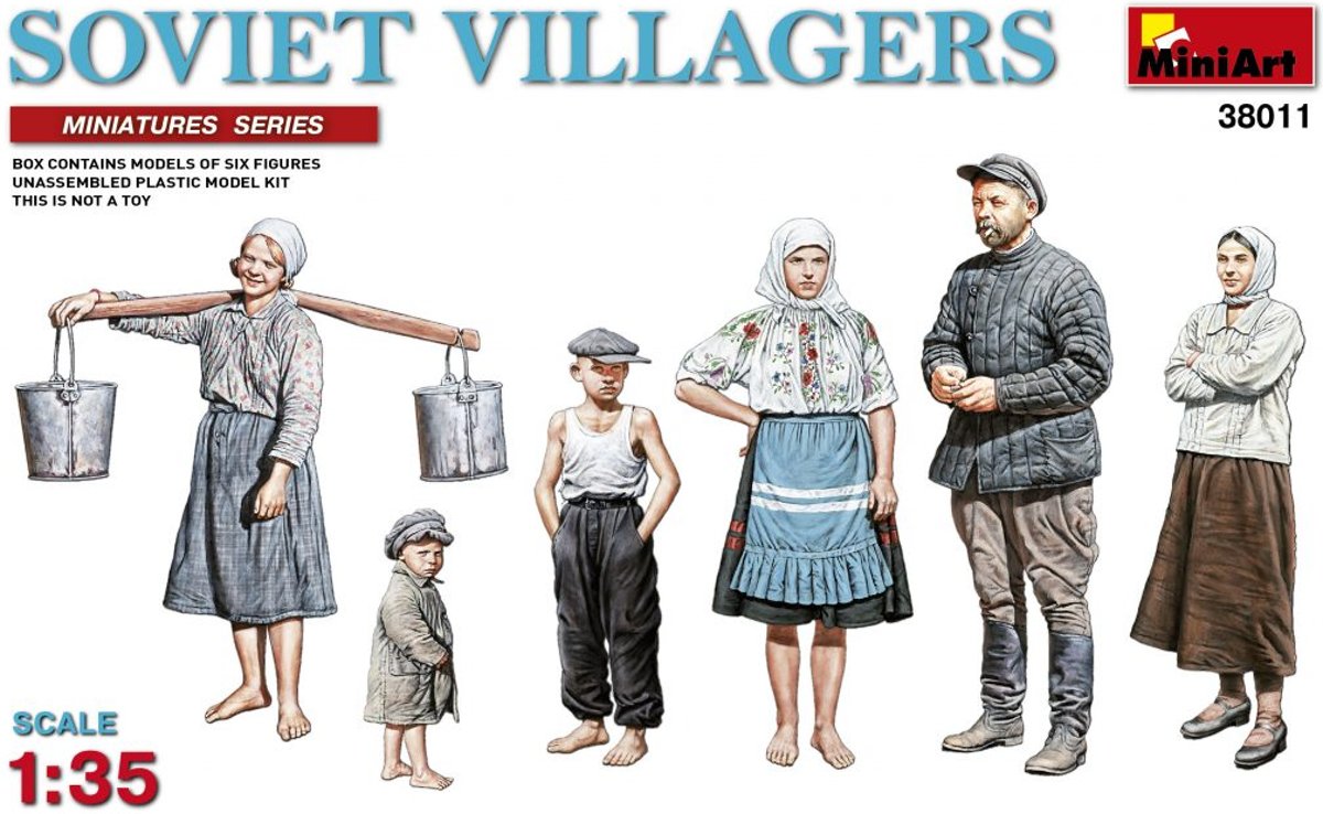 Miniart - Soviet Villagers (Min38011)