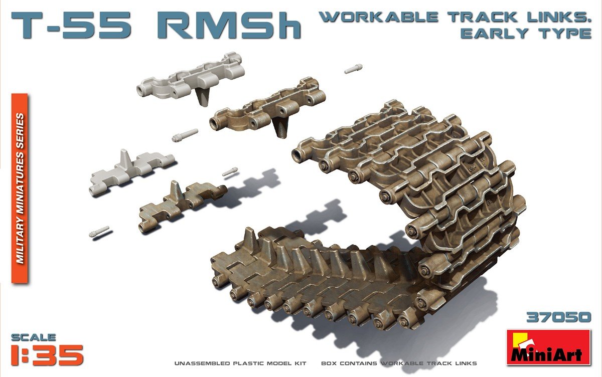 Miniart - T-55 Rmsh Workable Track Links Early (Min37050)