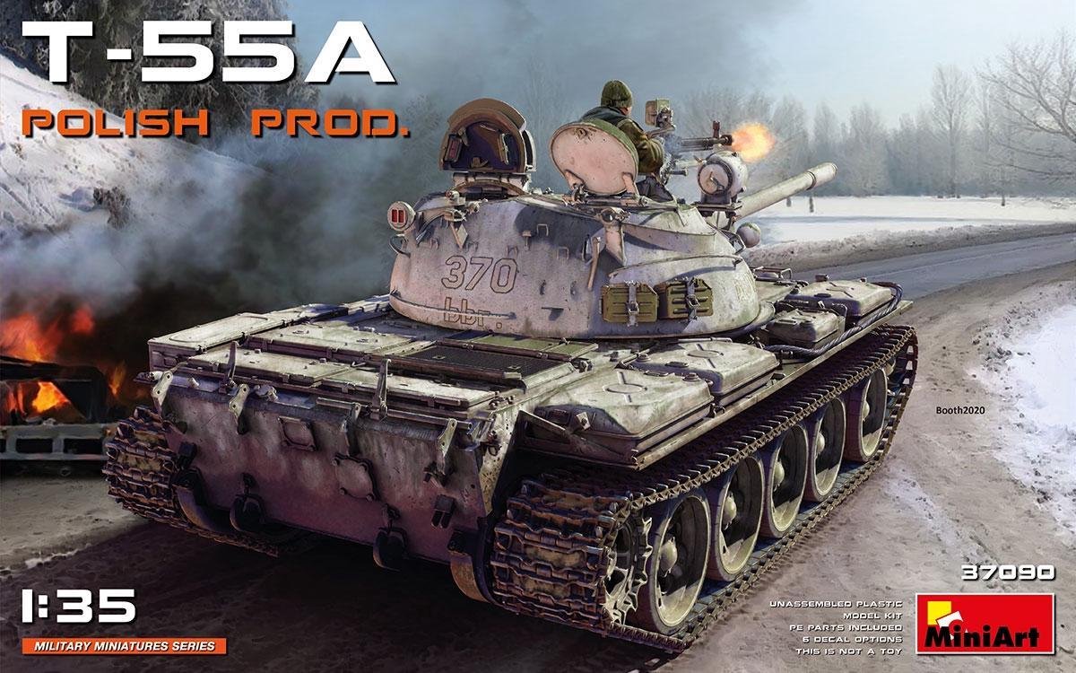 Miniart - T-55a Polish Production 1:35 (4/20) * - MIN37090