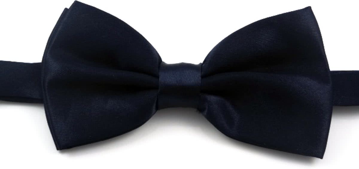 Zijden Vlinderdas Strik Indigo