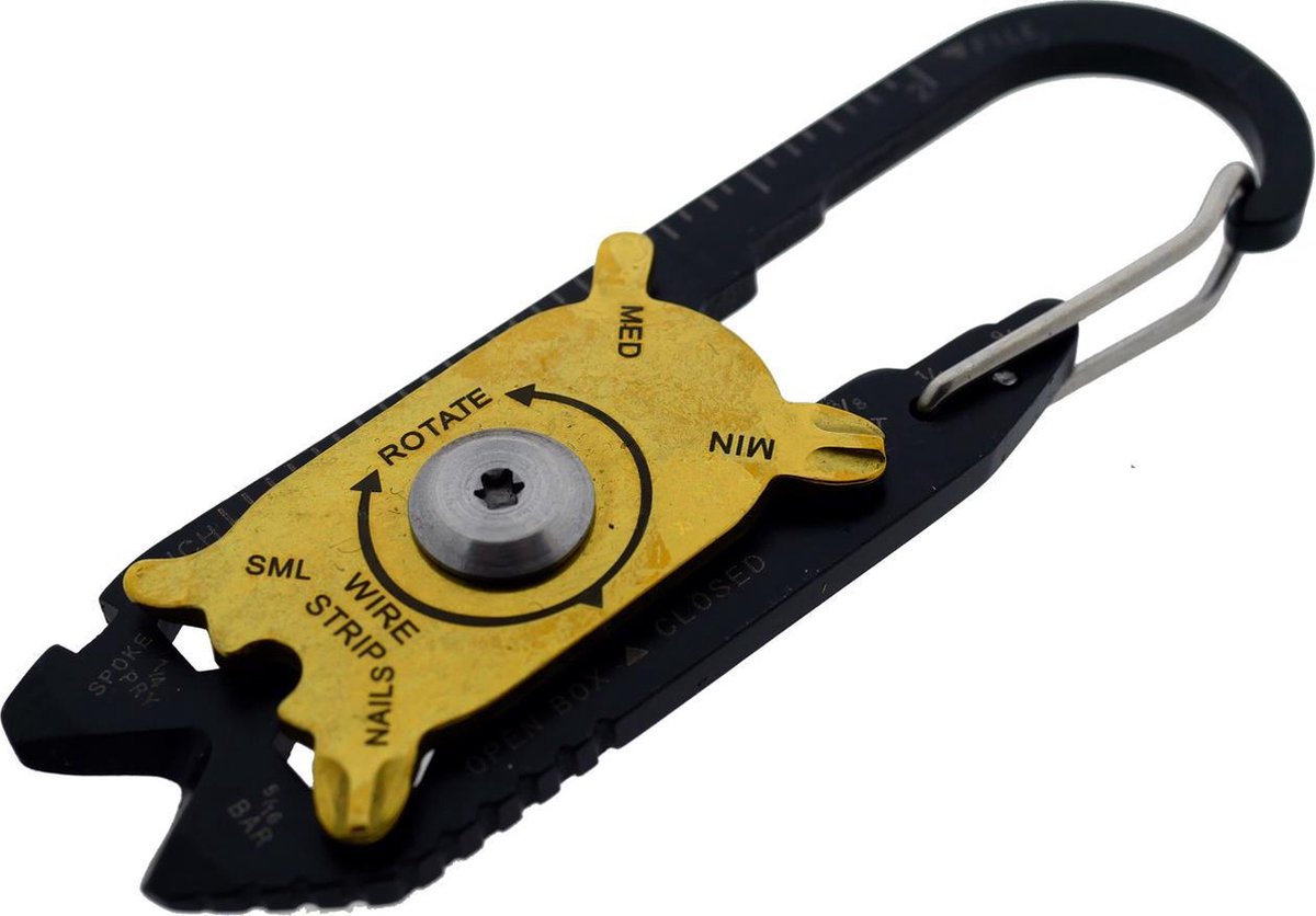 20 in 1 pocket tool survival sleutelhanger