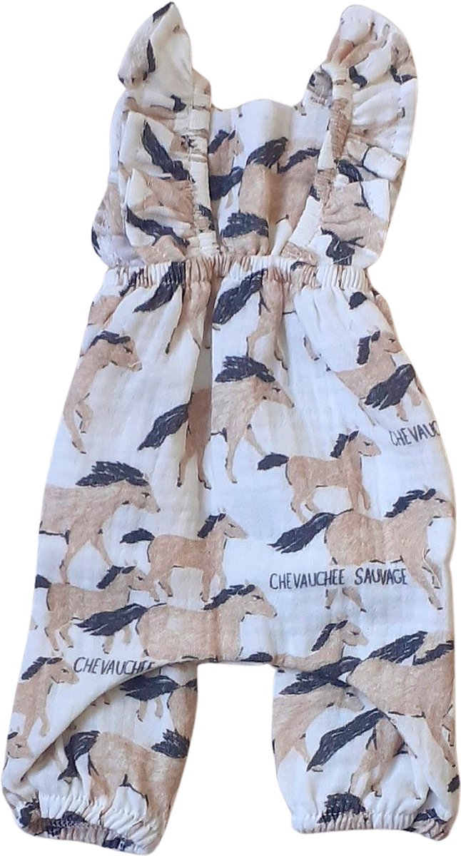 Minikane Jumpsuit Maya Paarden 47 cm